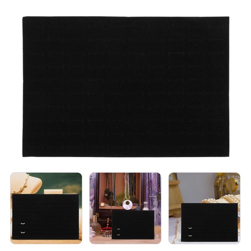 Black cotton jewelry - jewelry, tray