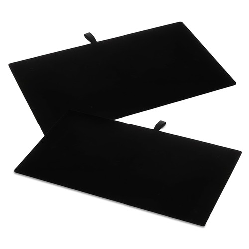 Black velvet jewelry tray - jewelry,