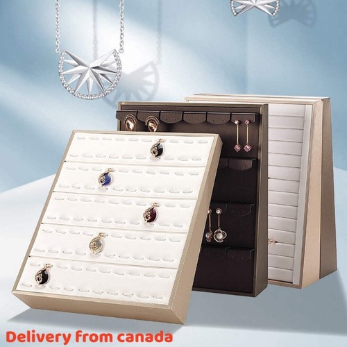 Inclined jewelry display - jewelry, tray