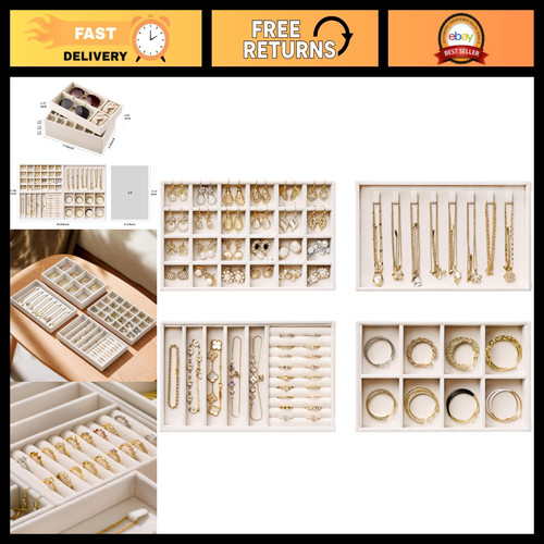 Stackable velvet jewelry - stackable,