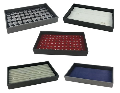 Deep jewellery display tray - tray,