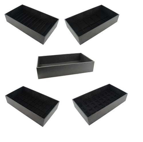 Inch deep black leatherette - deep,