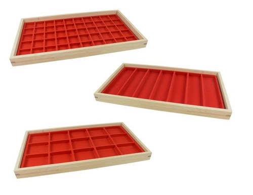 Wooden display tray - tray, with