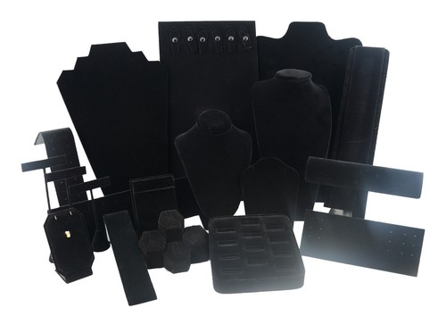 Black velvet jewellery - velvet,