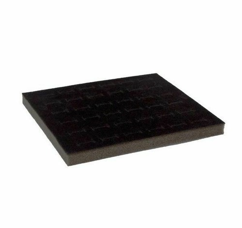 12pcs black velvet ring - velvet, foam