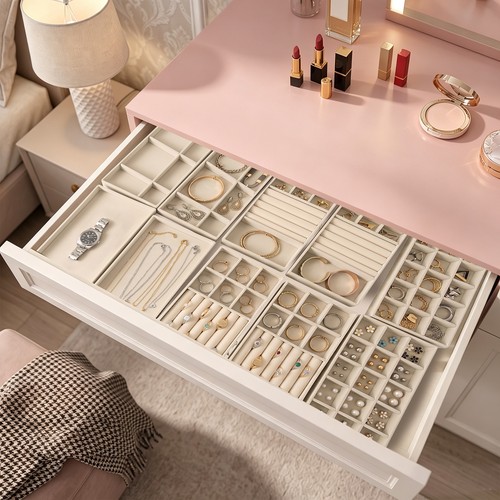Pcs jewellery drawer - 10,