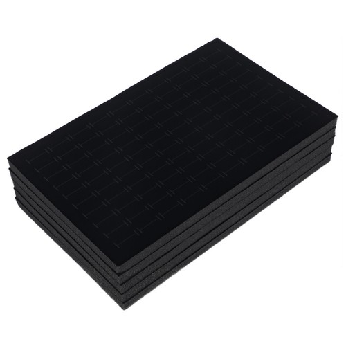 Black sponge jewelry insert - sponge,